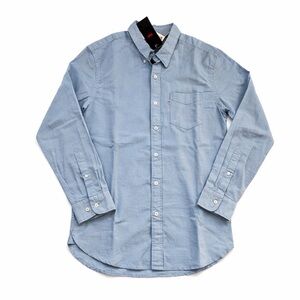 Levi’s Linen Cotton Button Down Shirt Light Blue Medium NWT